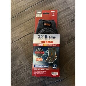 35 Degree Below Thermal Insulated Socks‎ - Small/Medium - NEW in package